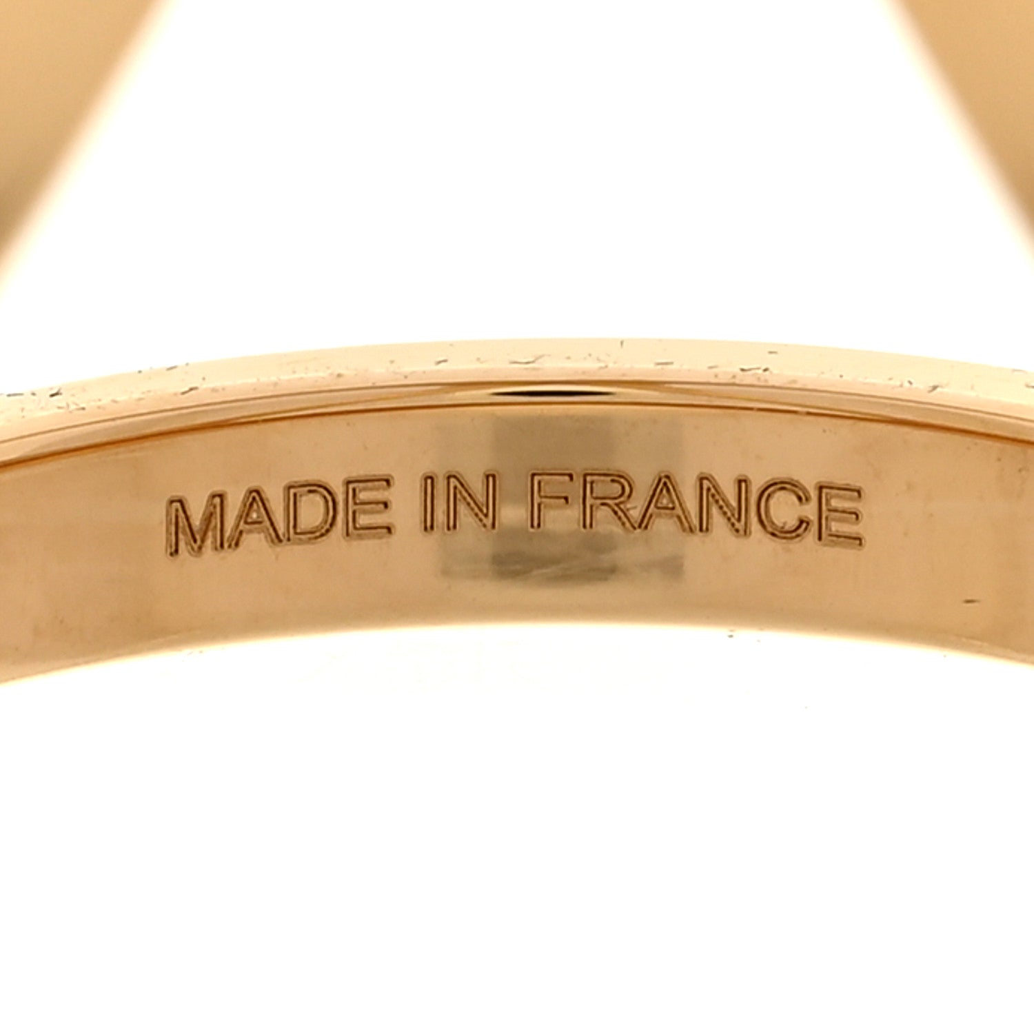 Hermes Permabrass Gold Trio Scarf Ring 3 of 4