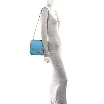 Hermes Epsom Constance 24 Bleu Du Nord 2 of 11