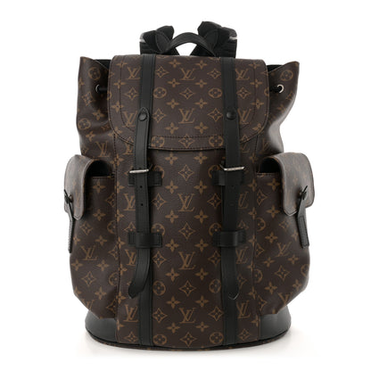 Louis Vuitton Monogram Macassar Christopher MM Backpack 1 of 10