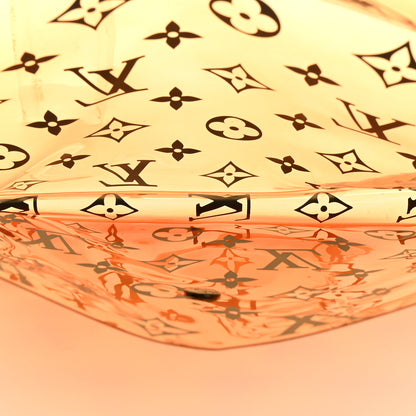Louis Vuitton PVC Monogram Printed Envelope Pouch Orange 5 of 6