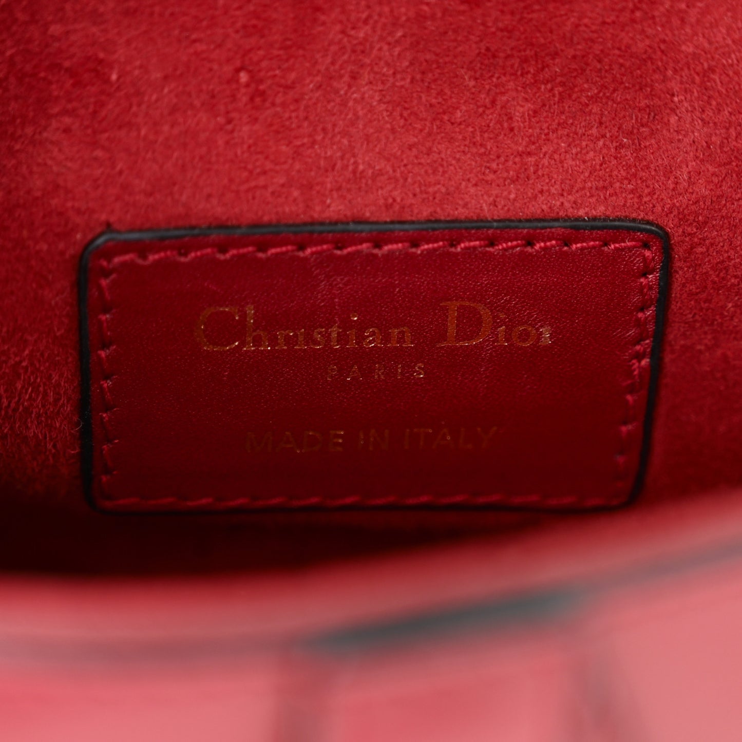 Calfskin Mini Saddle Bag Scarlet