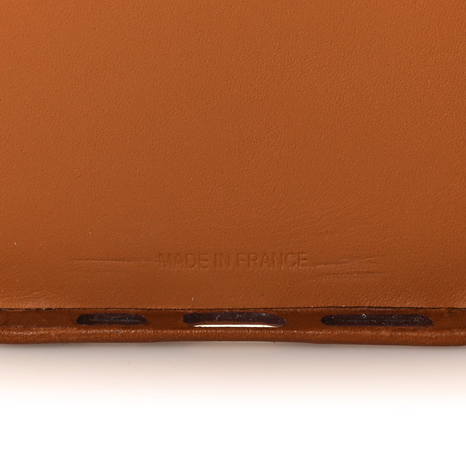 Hermes Barenia Bolduc iPhone 12/12 Pro Case Fauve 4 of 9