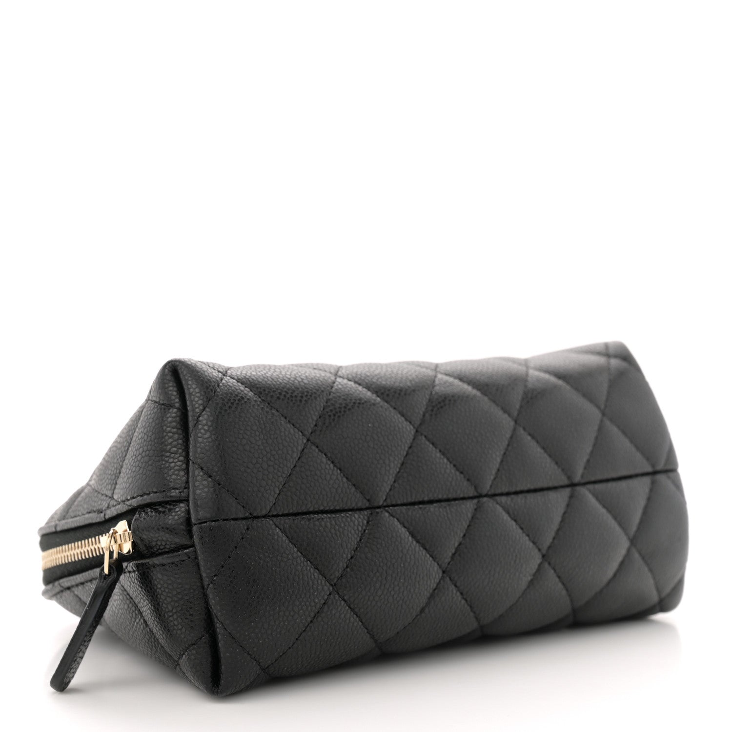 Chanel Caviar Quilted Cosmetic Case Black 4 of 8