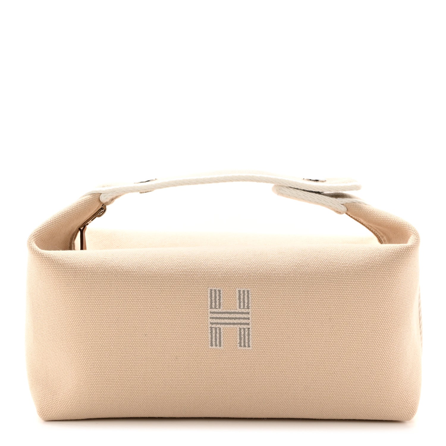 Hermes Canvas Small Bride-A-Brac Pouch Natural 1 of 6