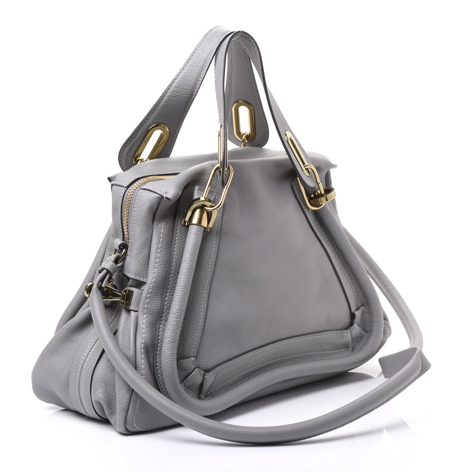 Chloe Calfskin Medium Paraty Cashmere Grey 2 of 8