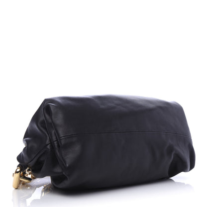 Bottega Veneta Calfskin The Pouch Chain Black 4 of 10