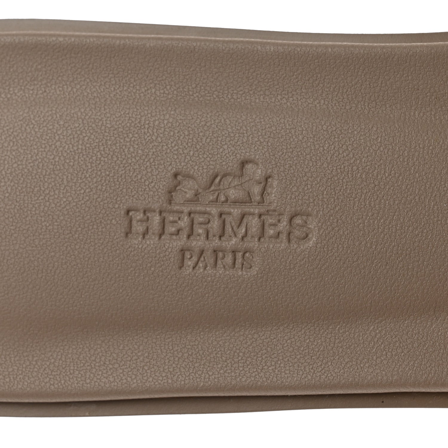 Hermes Box Calfskin Oran Sandals 41 Beige Mastic 6 of 9