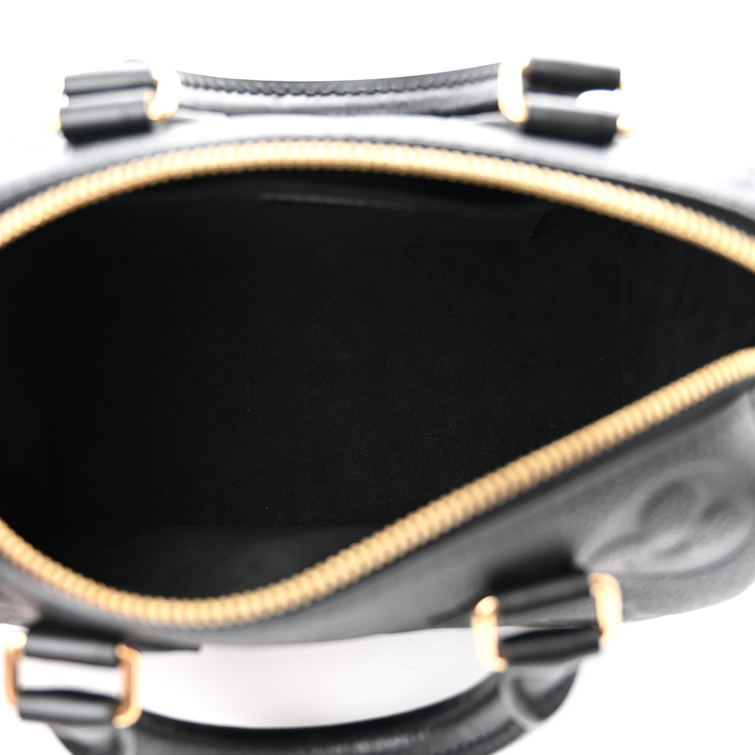 Louis Vuitton LOUIS VUITTON Empreinte Monogram Giant Speedy Bandouliere 20 Black 5 of 9