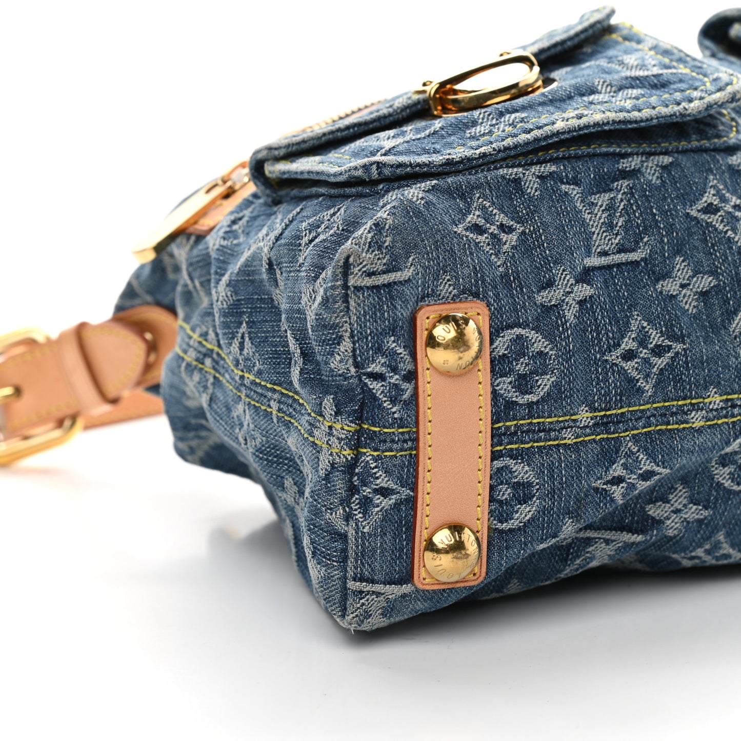 Monogram Denim Baggy PM Blue
