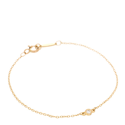 Tiffany 18K Yellow Gold Diamond .03ct Elsa Peretti Diamonds By The Yard Bracelet 1 of 3