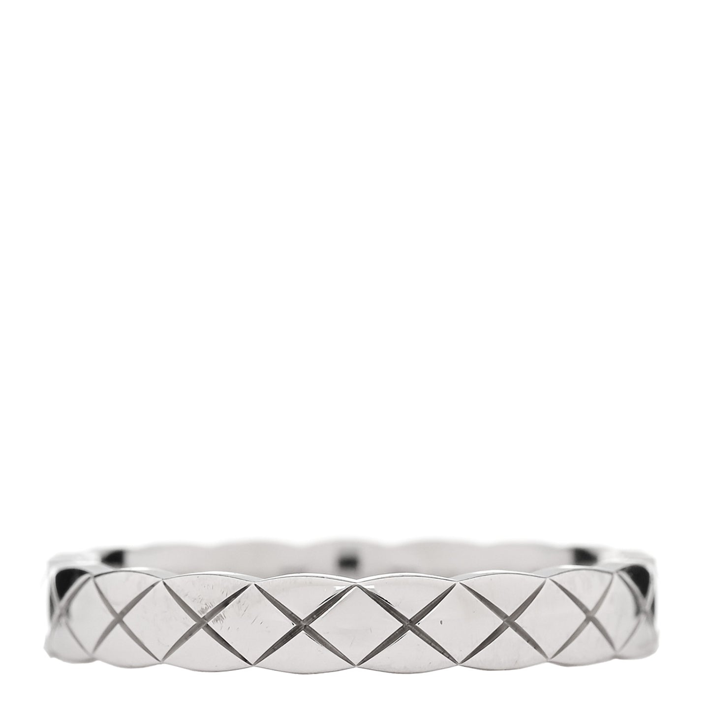 18K White Gold Mini Coco Crush Ring 56 7.5