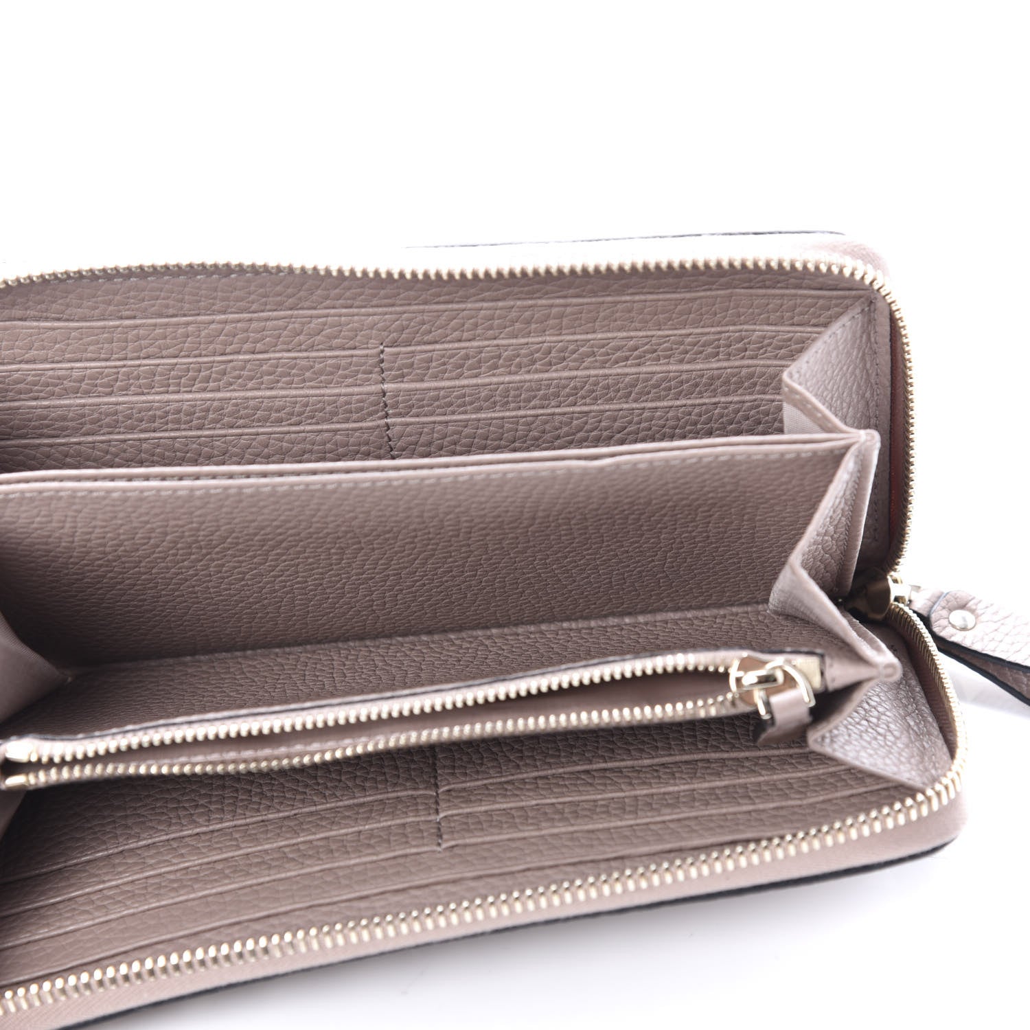 Valentino Garavani Grained Calfskin Rockstud Zip Around Wallet Poudre 5 of 6