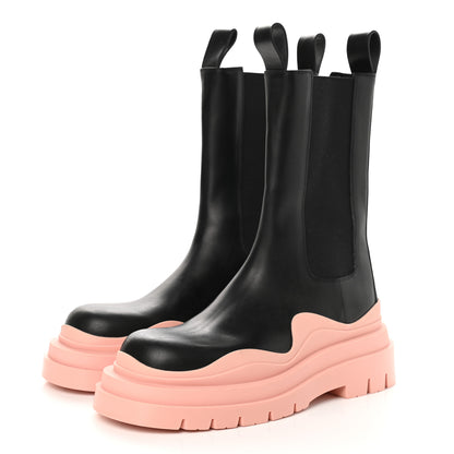 Bottega Veneta Calfskin The Tire Chelsea Boots 40 Black Peachy 3 of 11