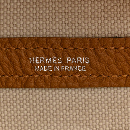 Hermes Toile Negonda Garden Party 30 TPM Tote Beton Ocre 6 of 11