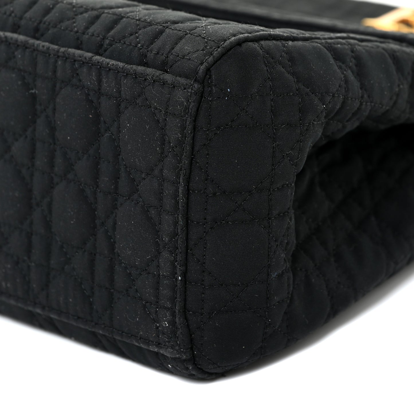 Nylon Cannage Shoulder Bag Black
