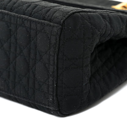 Christian Dior Nylon Cannage Shoulder Bag Black 9 of 11