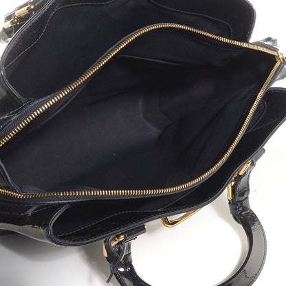 Louis Vuitton Vernis Melrose Avenue Blue Infini 5 of 7