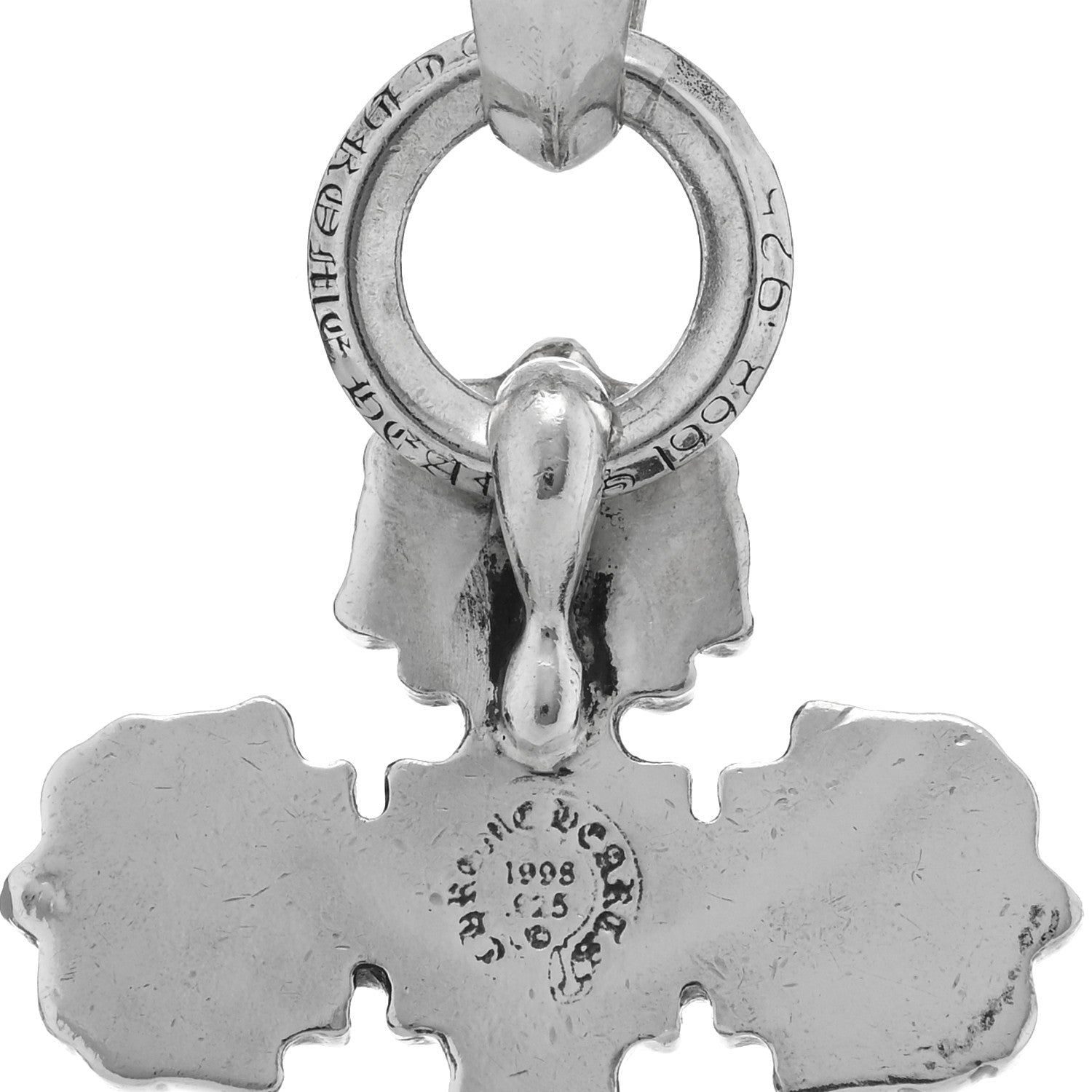Chrome Hearts Sterling Silver Filigree Cross Pendant 3 of 3