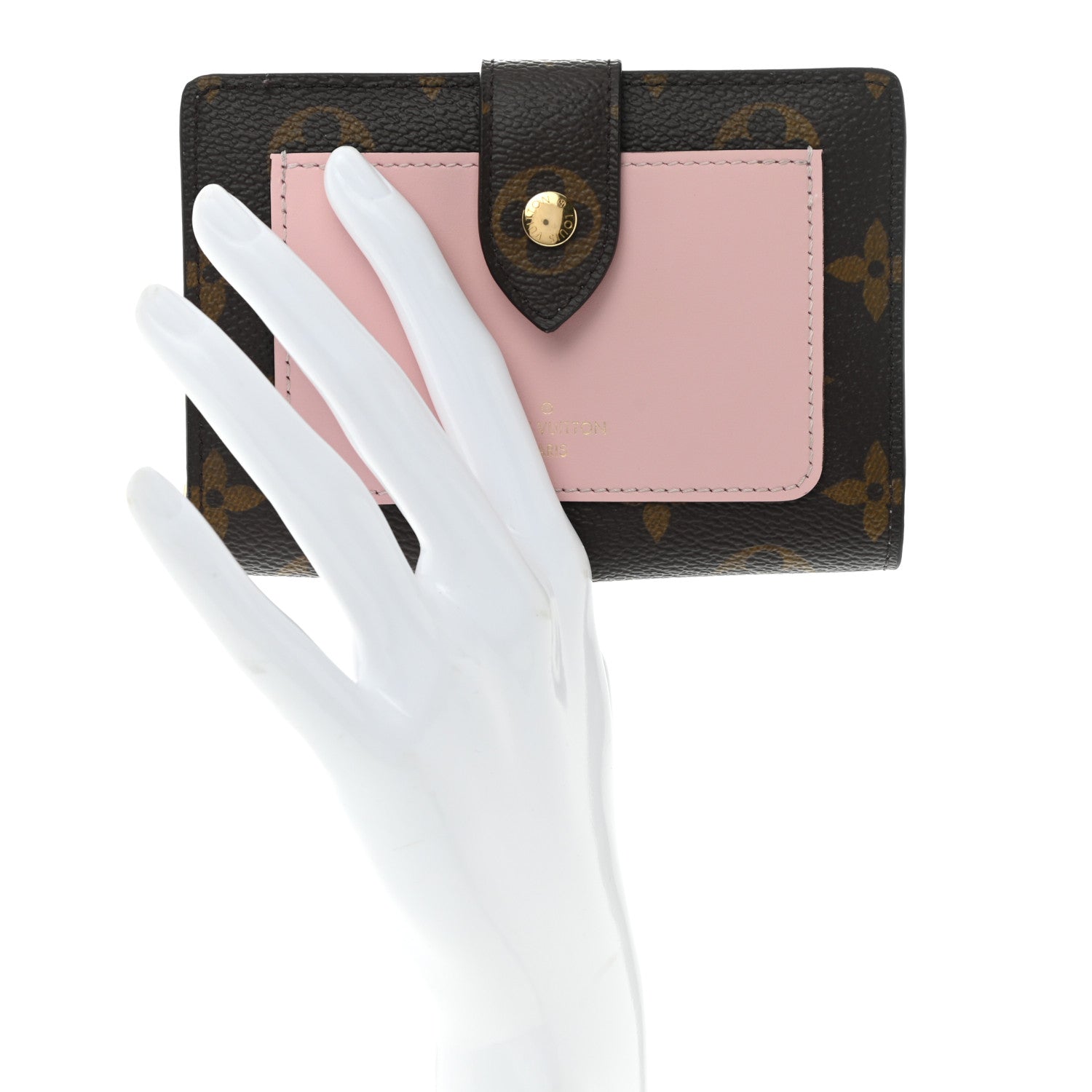 Louis Vuitton Monogram Juliette Wallet Rose Ballerine 2 of 10