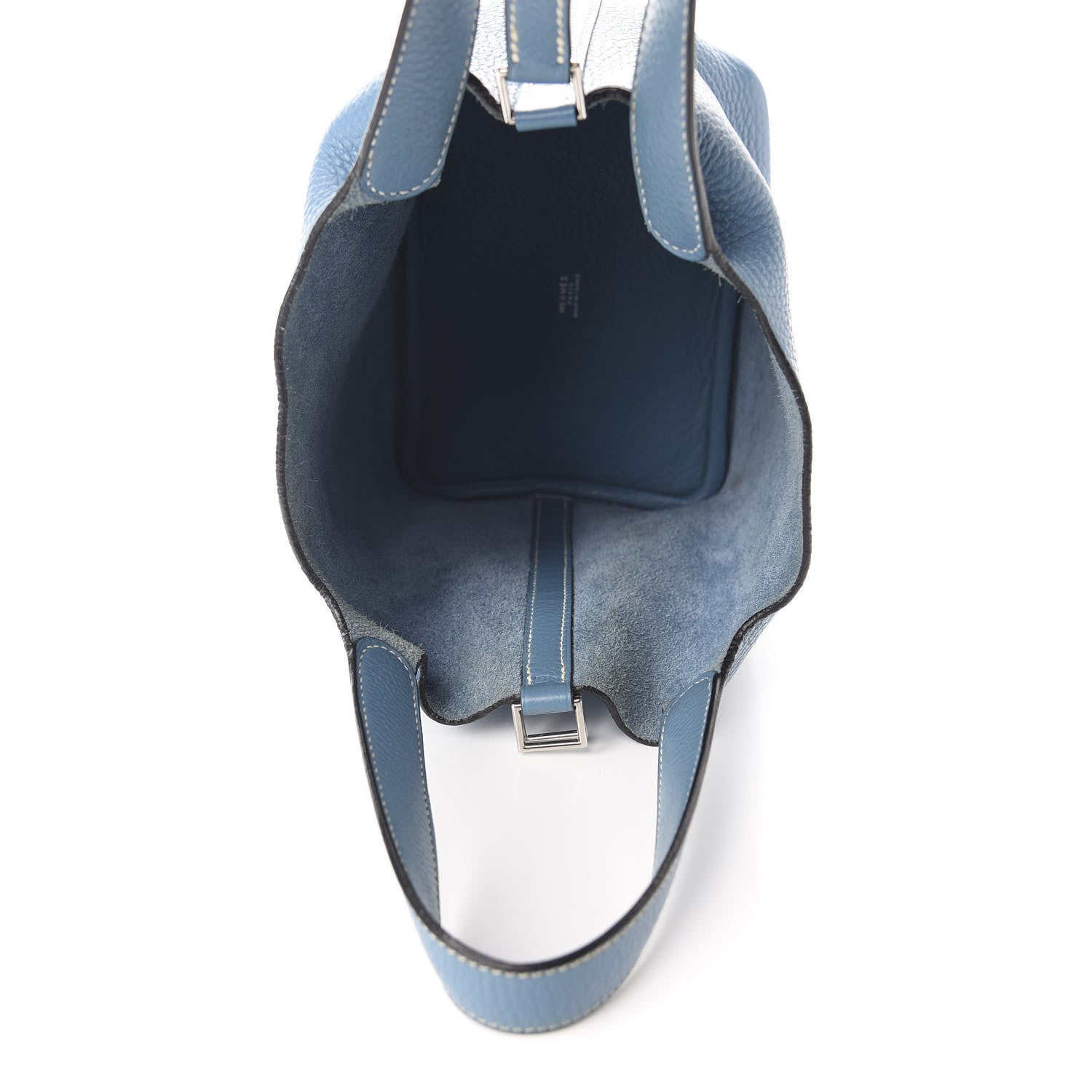 Hermes Taurillon Clemence Picotin 18 PM Blue Jean 5 of 11