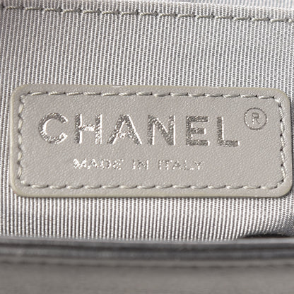 Chanel Calfskin Quilted Small Boy Flap Dark Grey 8 of 9