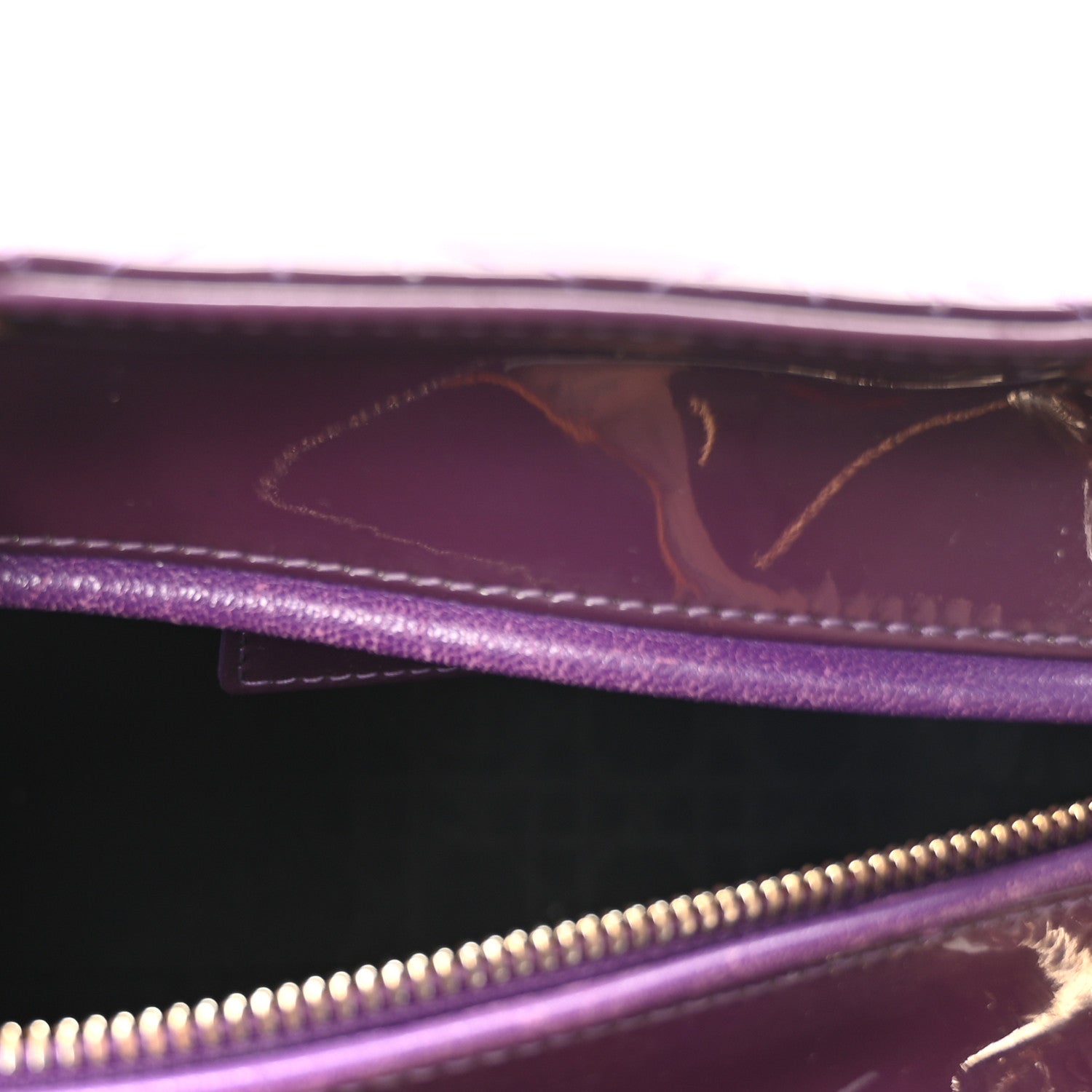 Christian Dior Patent Cannage Medium Lady Dior Purple 5 of 10