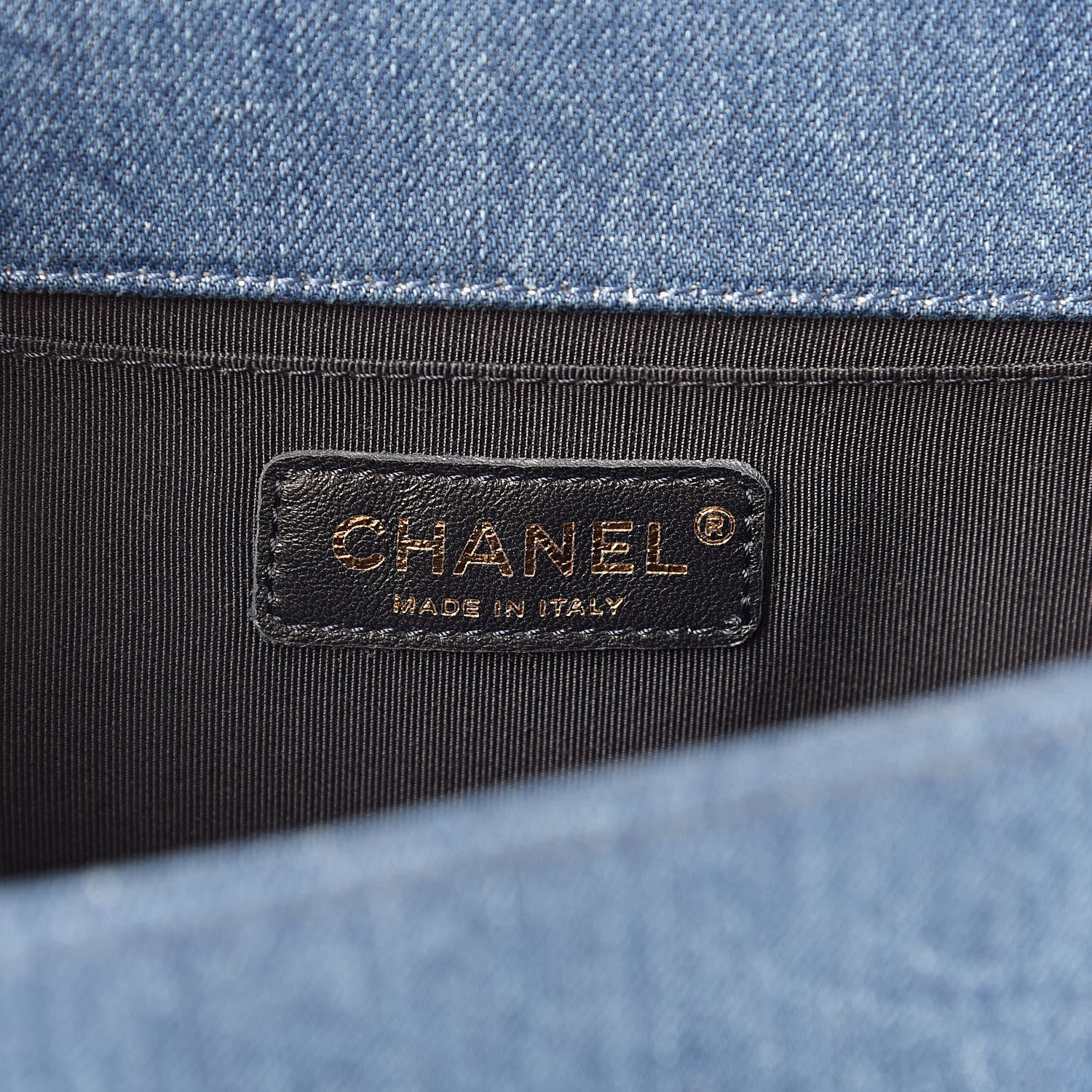 Chanel Denim Patchwork Medium Boy Flap Blue 6 of 10
