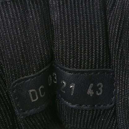 Christian Dior Smooth Calfskin Jacquard Oblique Mens B27 Mid Top Sneakers 43 Black Blue 6 of 7