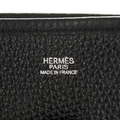 Hermes Taurillon Clemence Evelyne PM Black 6 of 7