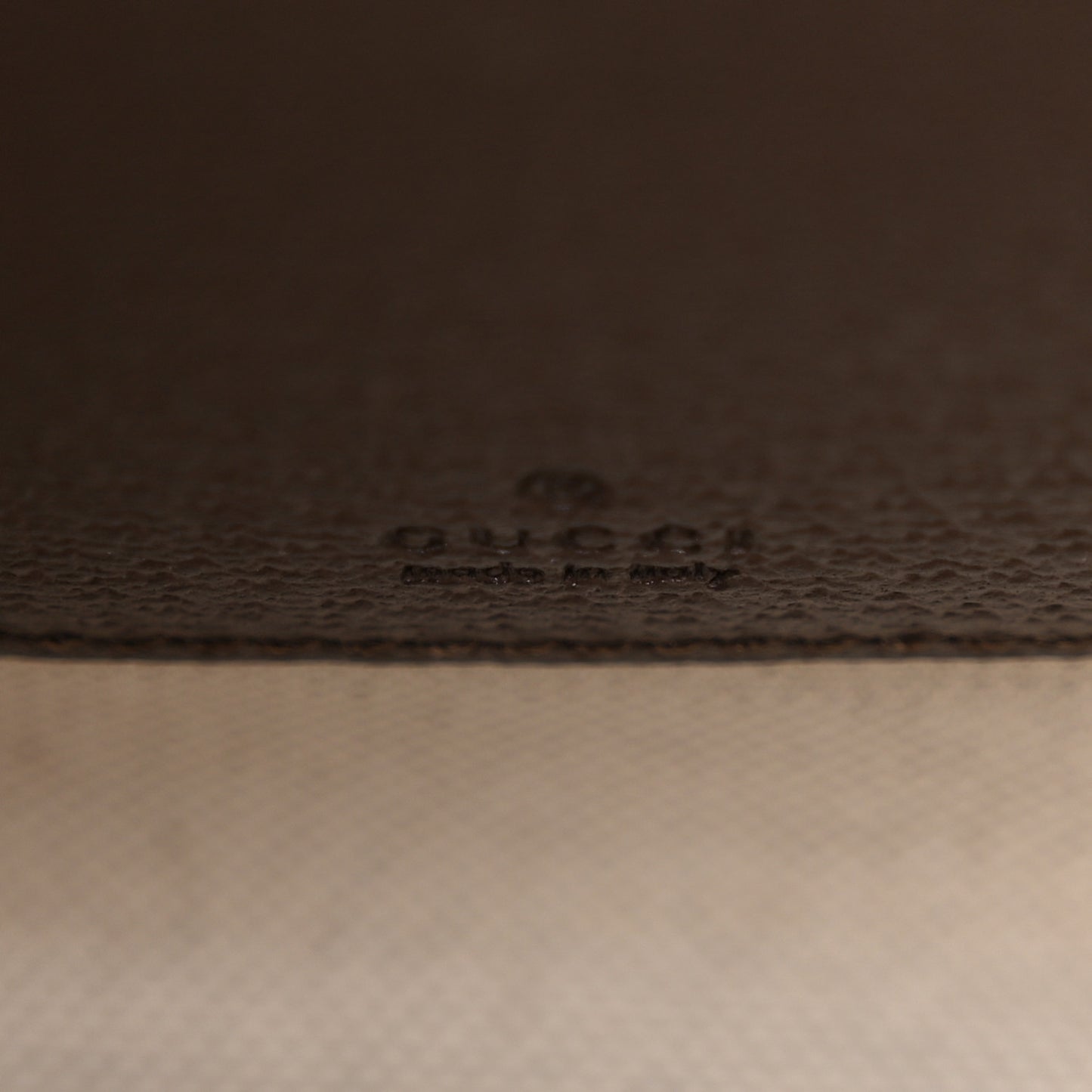 GG Supreme Monogram Textured Dollar Calfskin Web Super Mini Ophidia Mini Tote Bag Beige Ebony New Acero