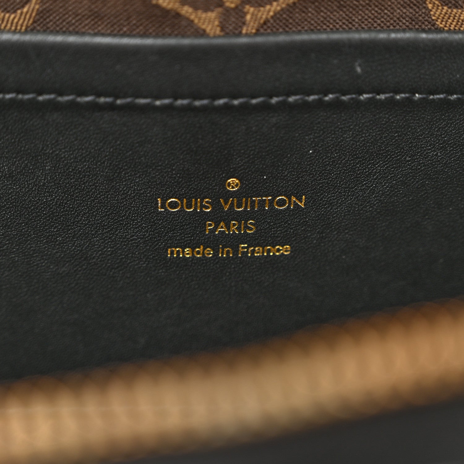 Louis Vuitton Calfskin Monogram Embossed Utility Crossbody Black 6 of 10
