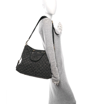 Louis Vuitton Denim Neo Cabby GM Black 2 of 9