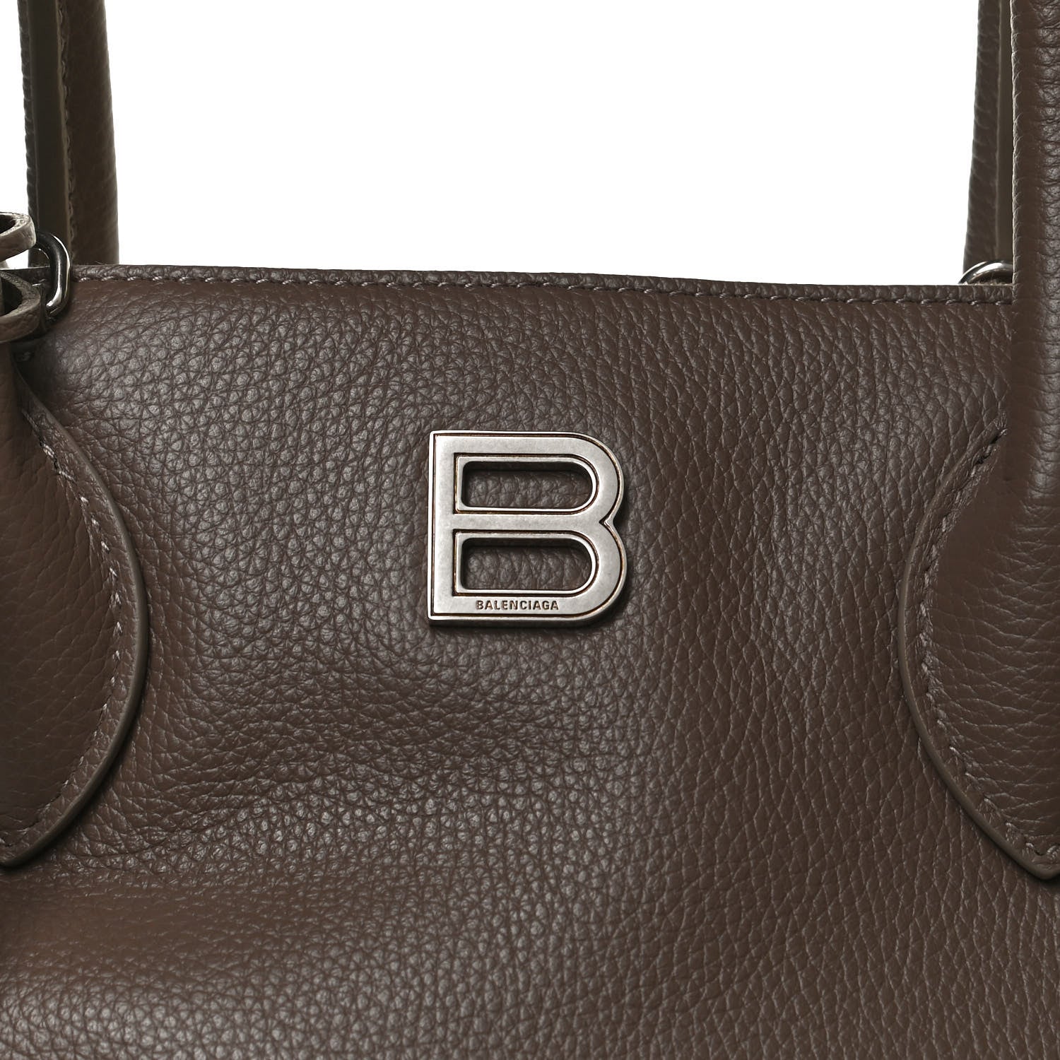 Balenciaga Calfskin Ville Top Handle Bag Mink Grey 8 of 12