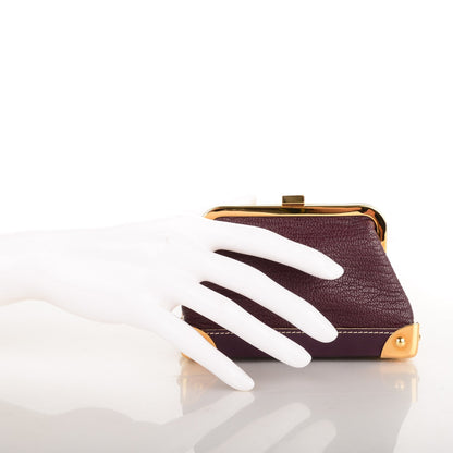 Louis Vuitton Suhali Porte-Monnaie Coin Purse Prune 2 of 6