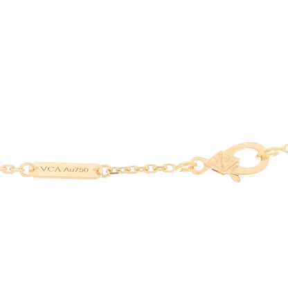 Van Cleef & Arpels 18K Yellow Gold Lapis Lazuli Perlee Couleurs Pendant Necklace 5 of 6