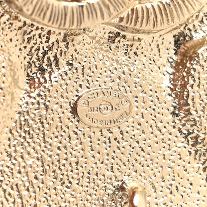 Chanel Pearl Crystal CC Brooch Pearly White 3 of 3