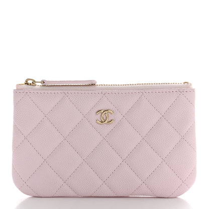 Chanel Caviar Quilted Small Cosmetic Case Light Pink 1 of 8