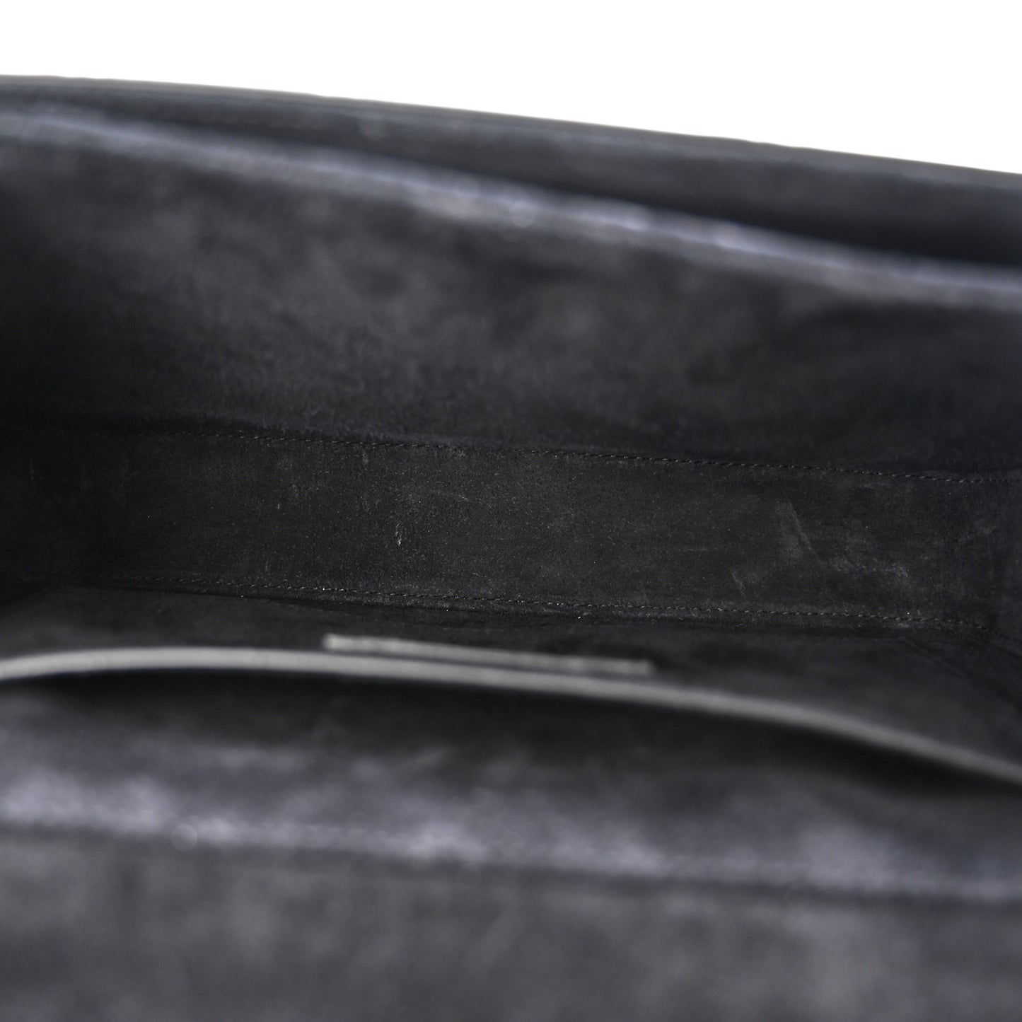 Calfskin Crocodile Embossed Medium Bellechasse Satchel Black