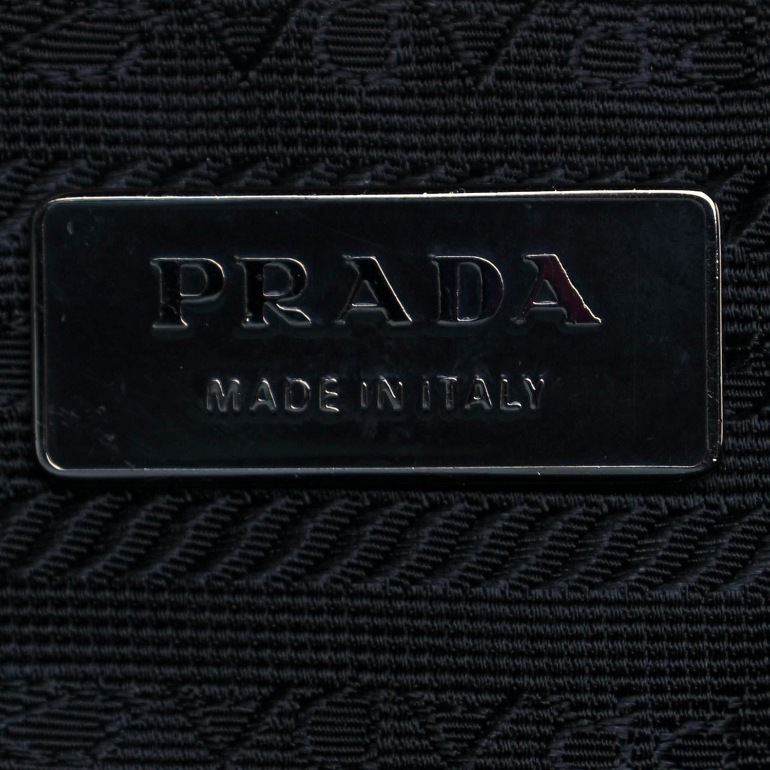 Prada Nylon Calfskin Shoulder Bag Brown Black 6 of 11