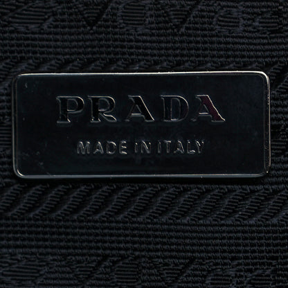 Prada Nylon Calfskin Shoulder Bag Brown Black 6 of 11