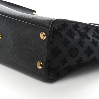 Louis Vuitton Calfskin Monogram Tufting On My Side Black 8 of 8