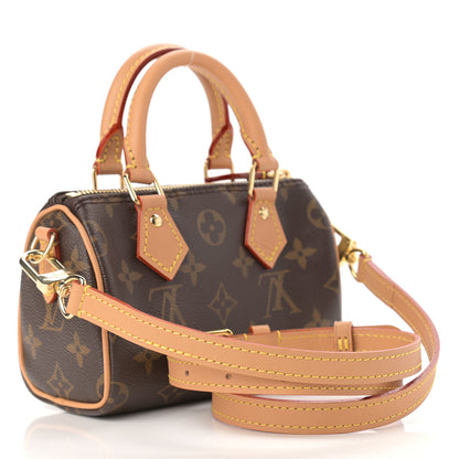 Louis Vuitton Monogram Nano Speedy Bandouliere 3 of 10