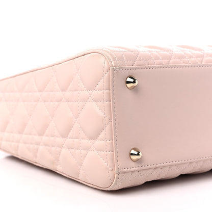 Christian Dior Lambskin Cannage Large Lady Dior Light Pink 8 of 11