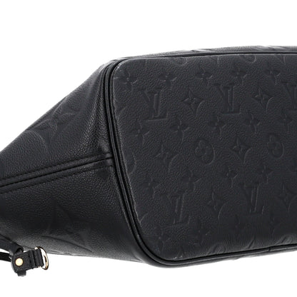 Louis Vuitton Empreinte Monogram Giant Neverfull MM Black 8 of 9