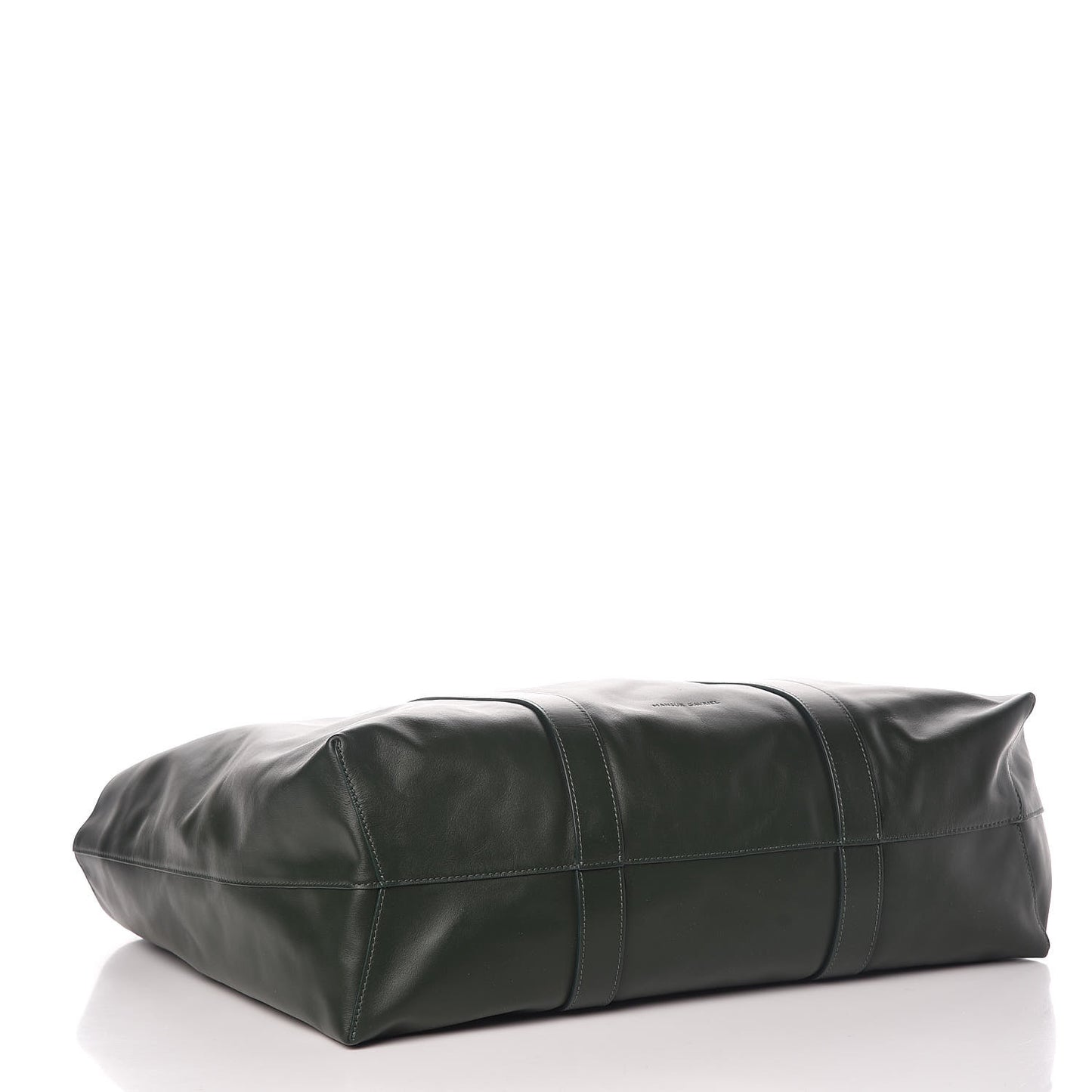 Calfskin East West Shopping Tote Moss