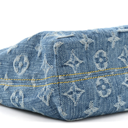 Louis Vuitton Monogram Denim Hills Pochette Blue 9 of 10