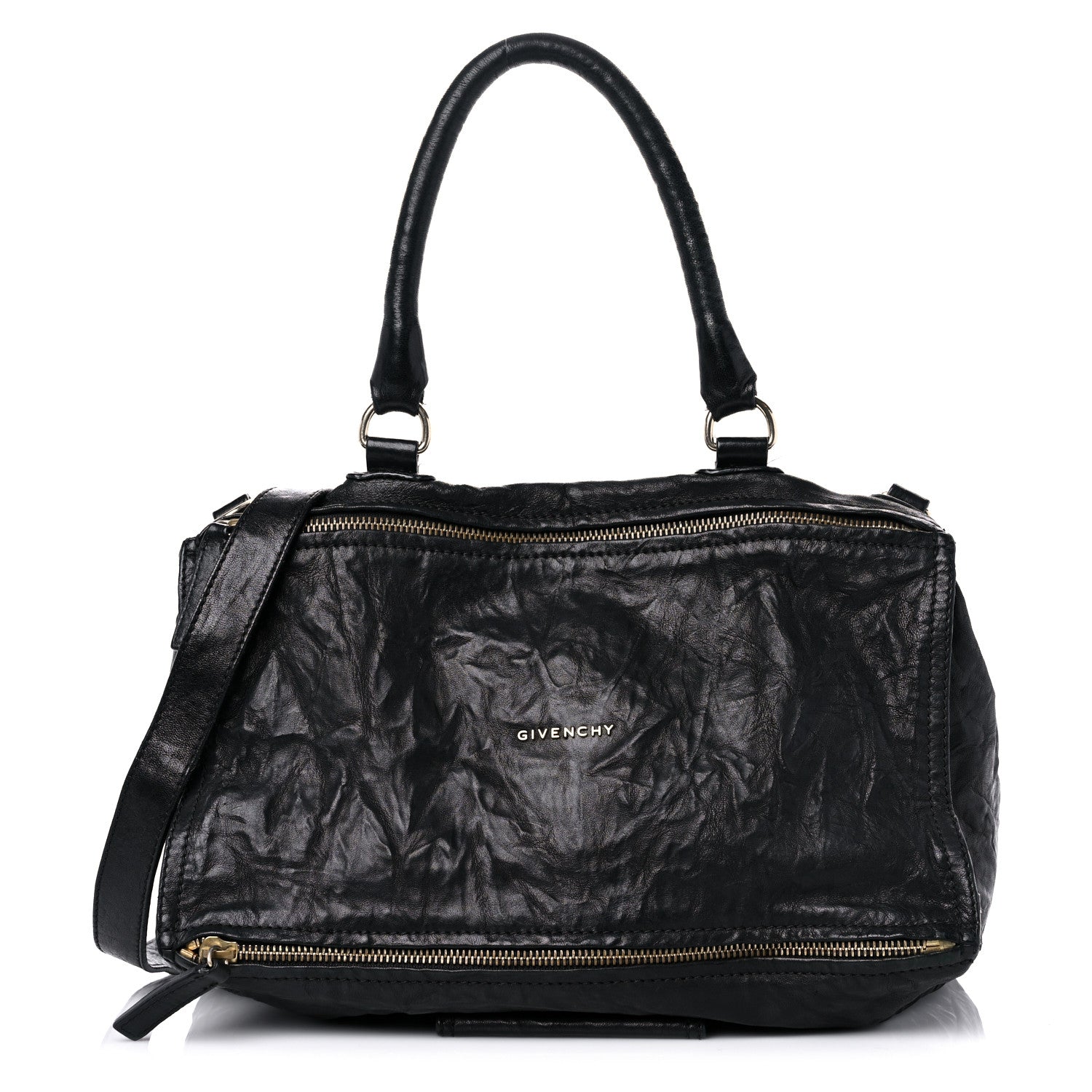 Givenchy Tumbled Sheepskin Medium Pandora Black 1 of 28
