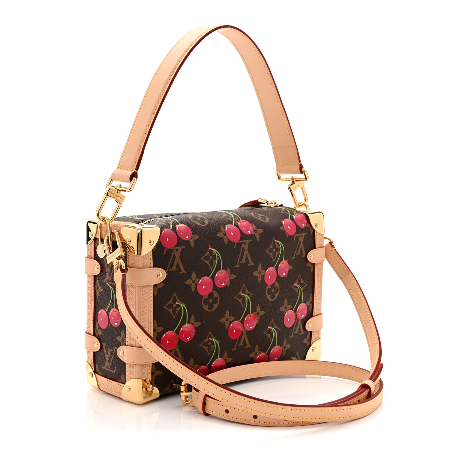 LV X TM Monogram Cerises Side Trunk MM