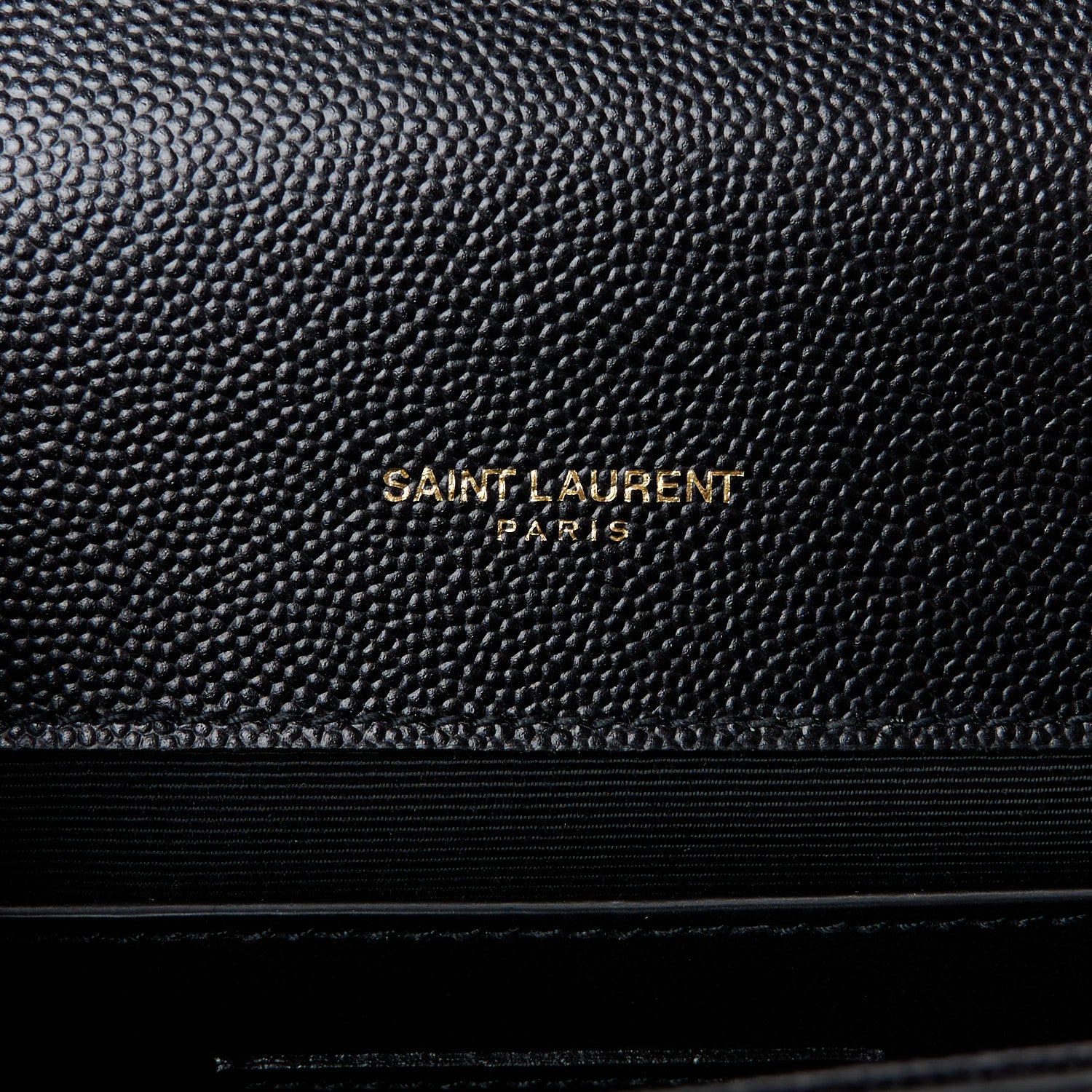 Saint Laurent Grain De Poudre Small Classic Monogram Kate Tassel Satchel Black 6 of 11