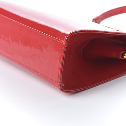 Mansur Gavriel Patent Calfskin Elegant Bag Flamma 7 of 9